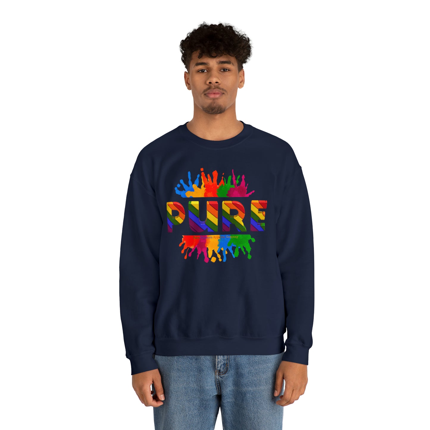 PURE PAINT SPLATTER SWEATSHIRT