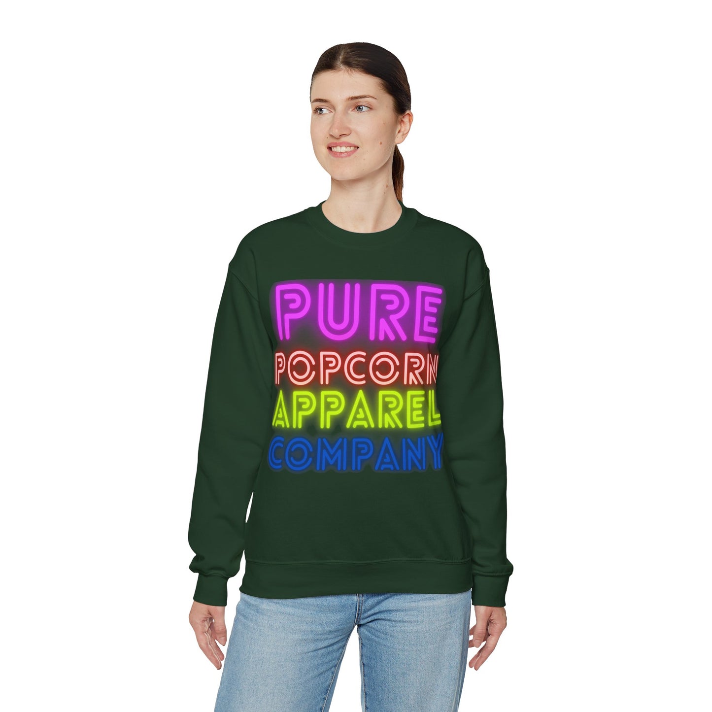 NEON PURE POPCORN APPAREL COMPANY SWEATSHIRT