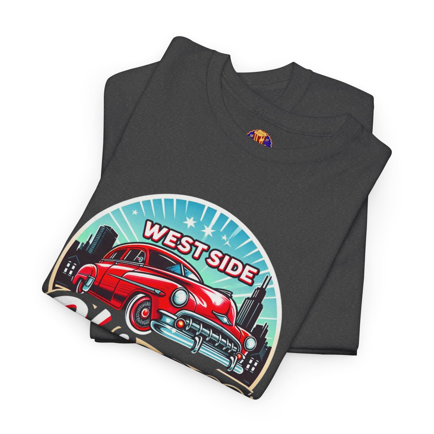 WESTSIDE CHICAGO CLASSIC CAR Unisex Heavy Cotton Tee