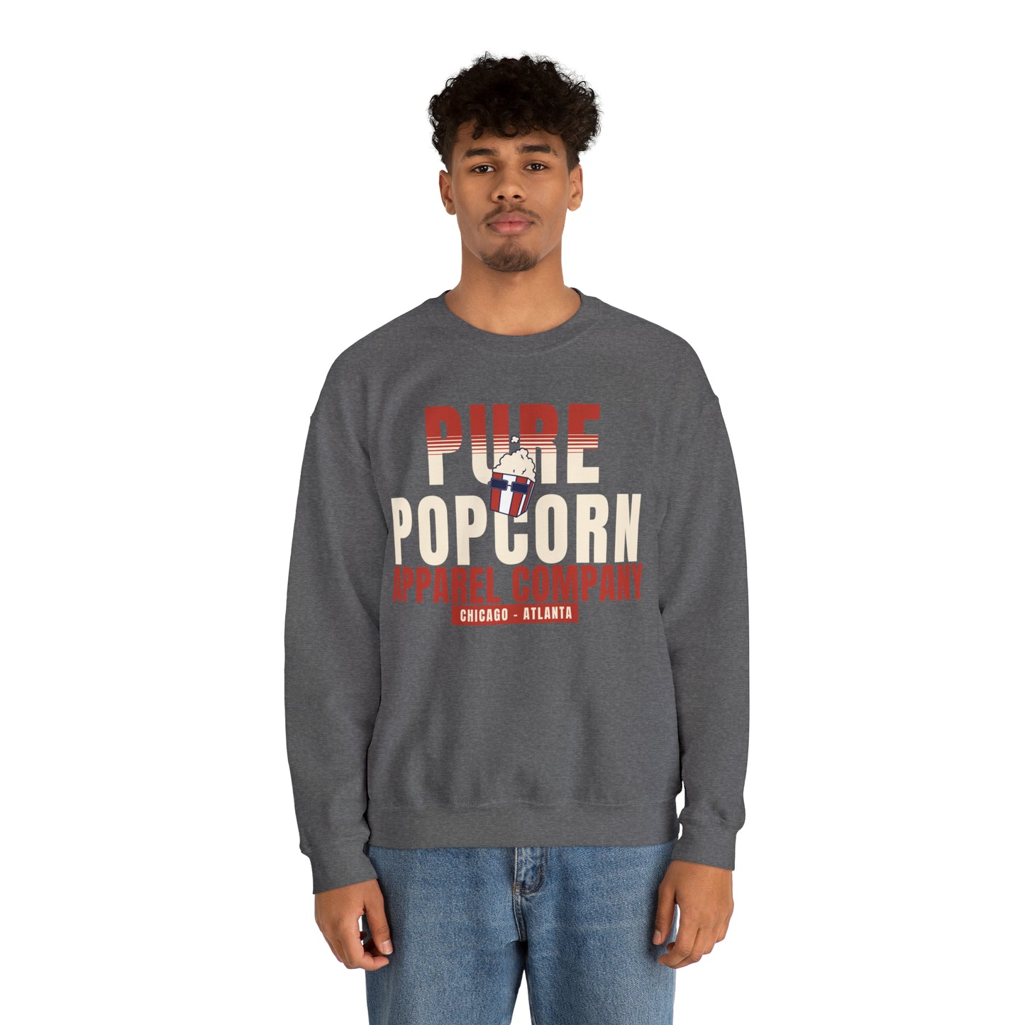 PURE POPCORN APPAREL COMPANY BOLD SWEATSHIRT