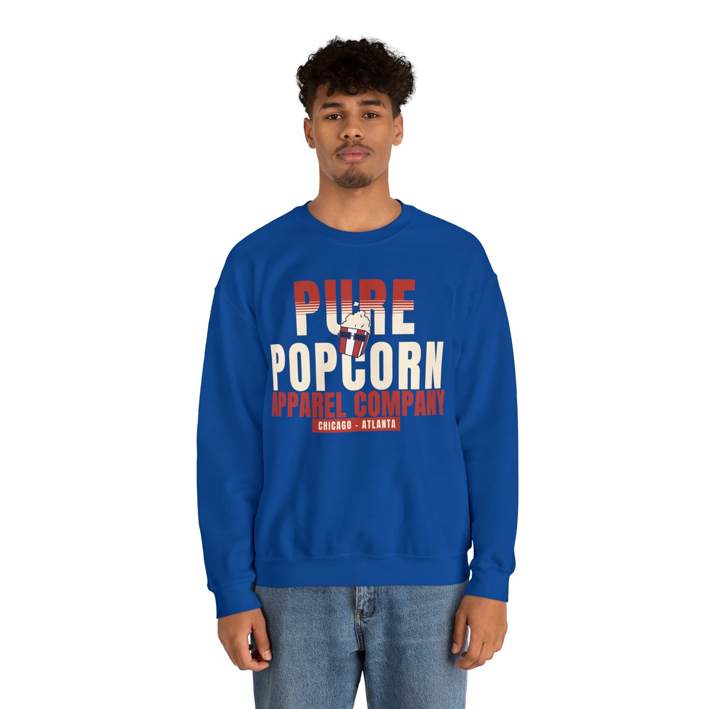 PURE POPCORN APPAREL COMPANY BOLD SWEATSHIRT