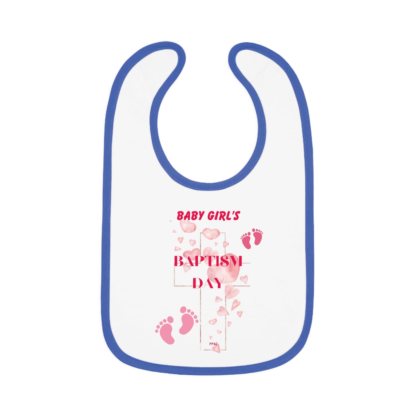 BABY GIRL BAPTISM BIB