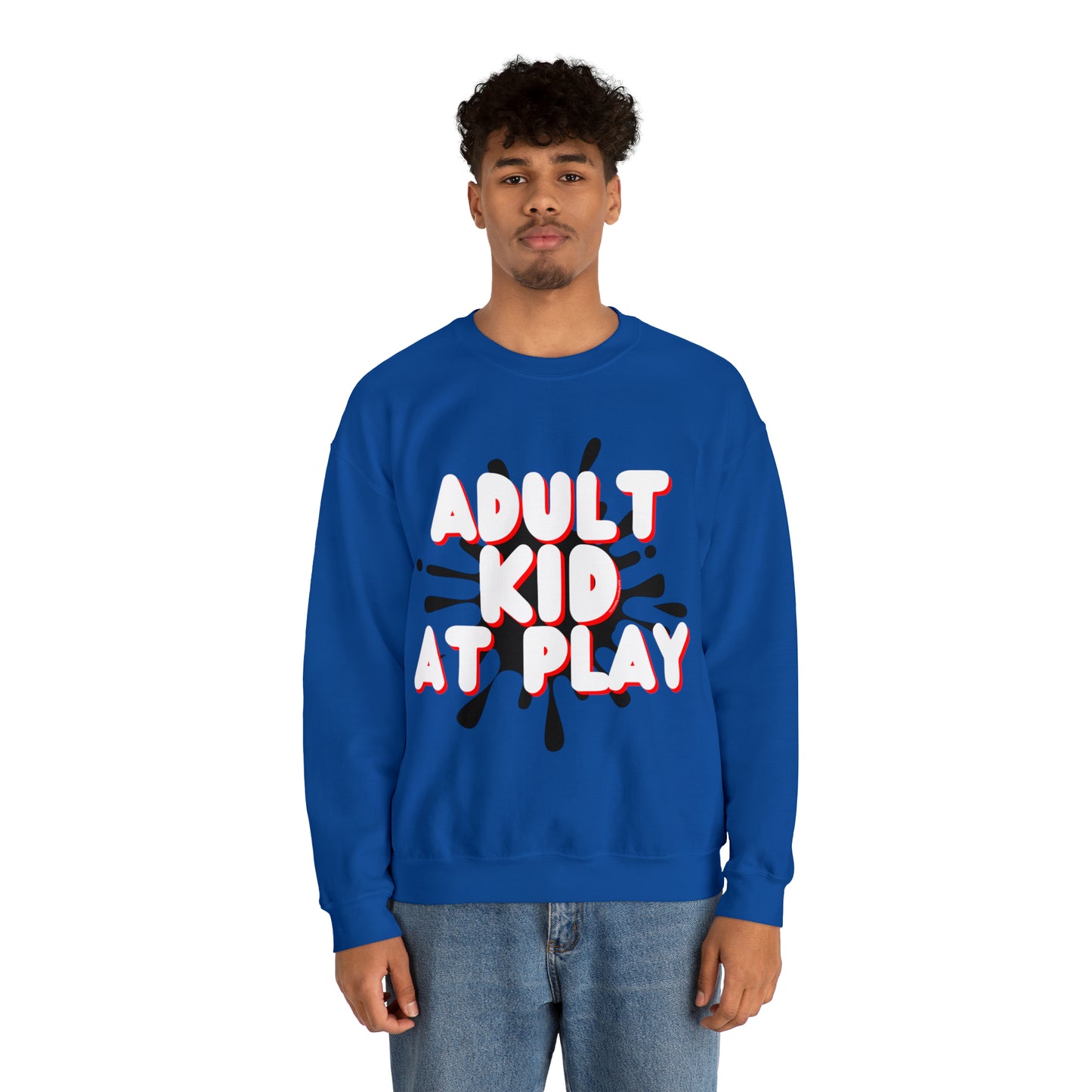 ADULT KID AT PLAY SWEATSHIRT
