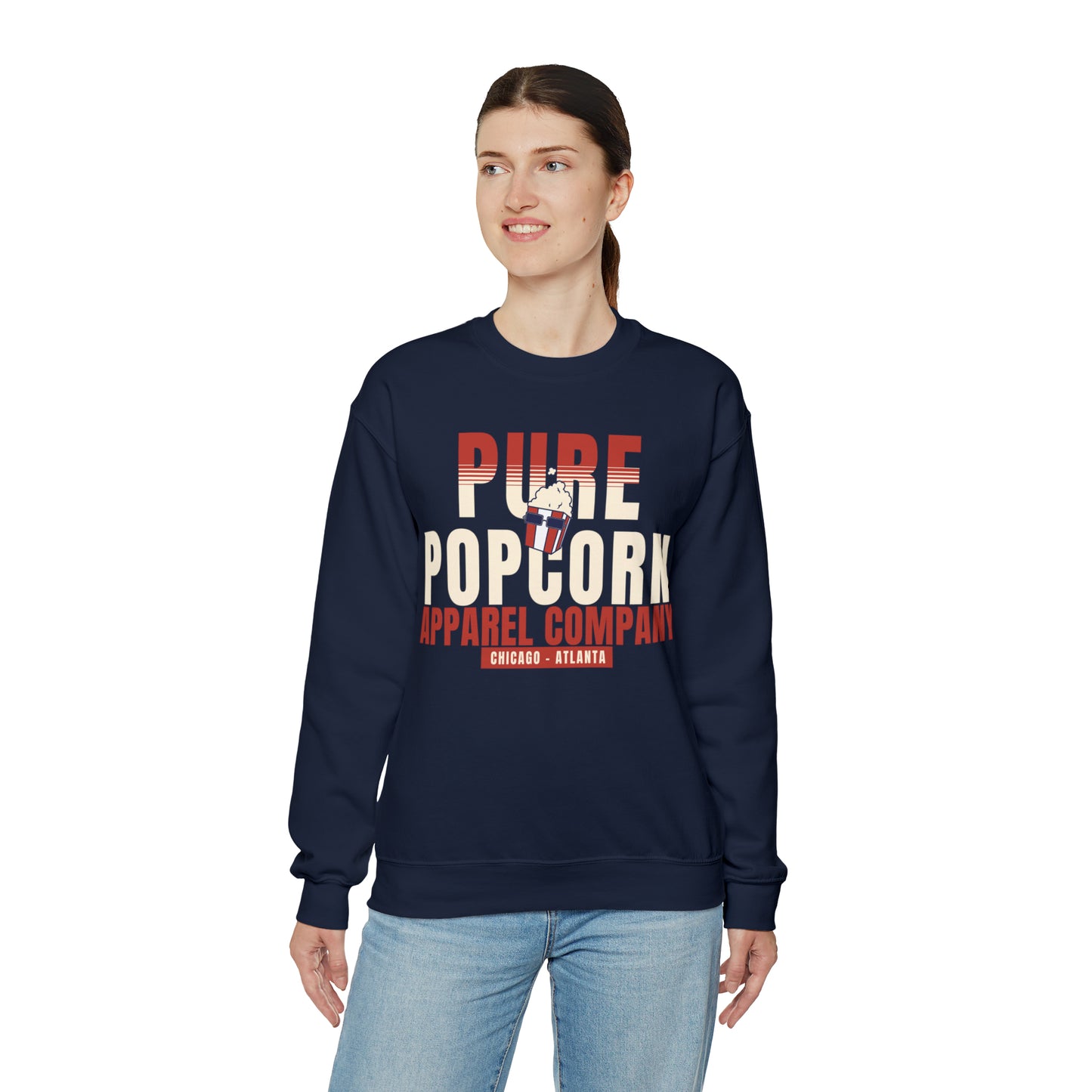 PURE POPCORN APPAREL COMPANY BOLD SWEATSHIRT