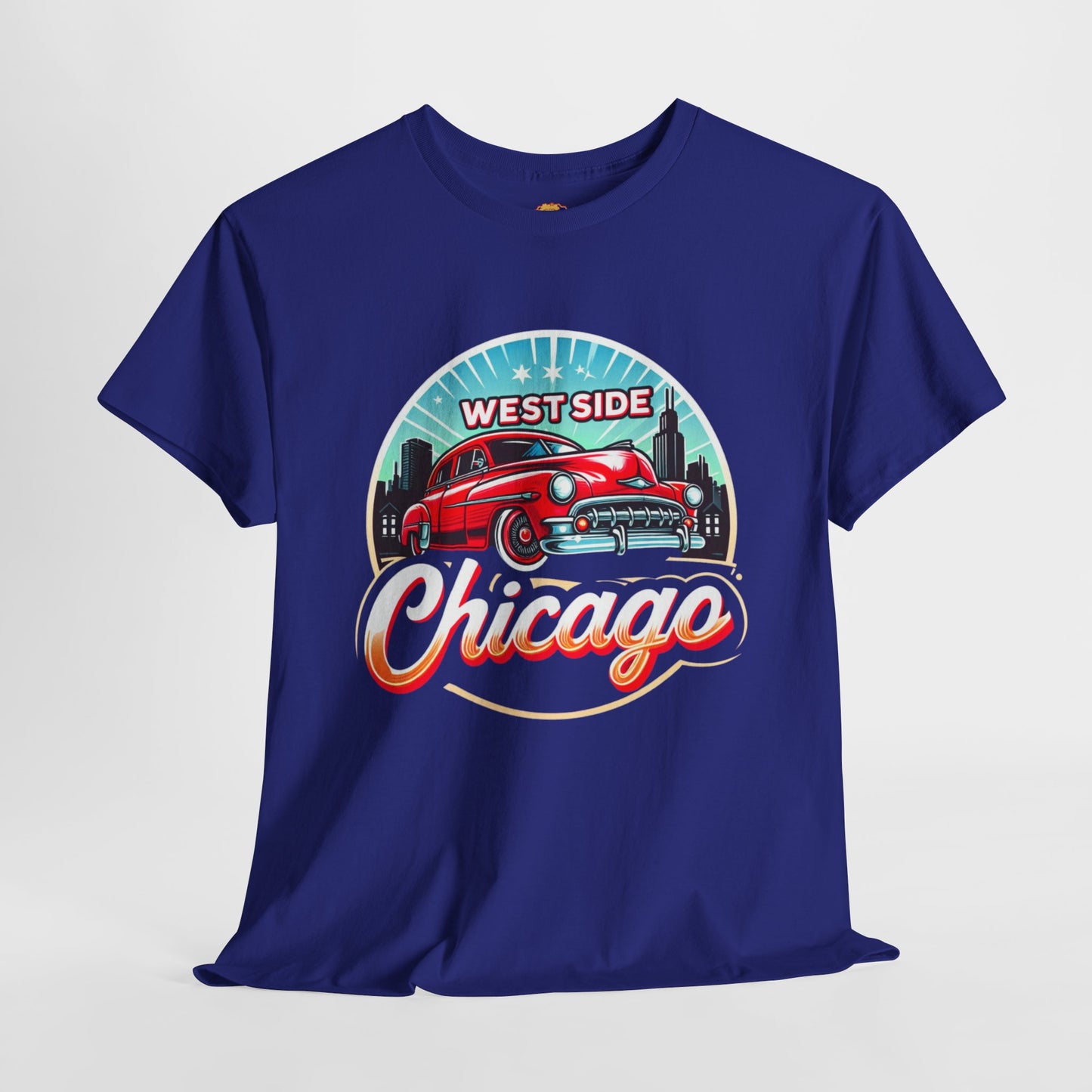 WESTSIDE CHICAGO CLASSIC CAR Unisex Heavy Cotton Tee
