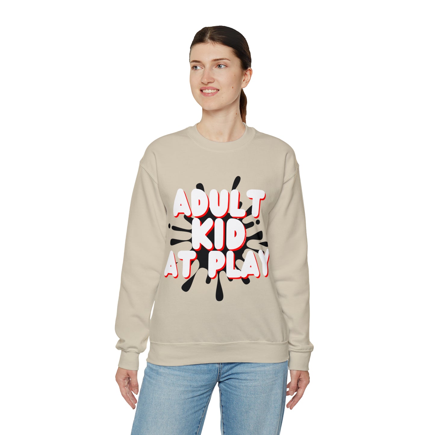 ADULT KID AT PLAY SWEATSHIRT