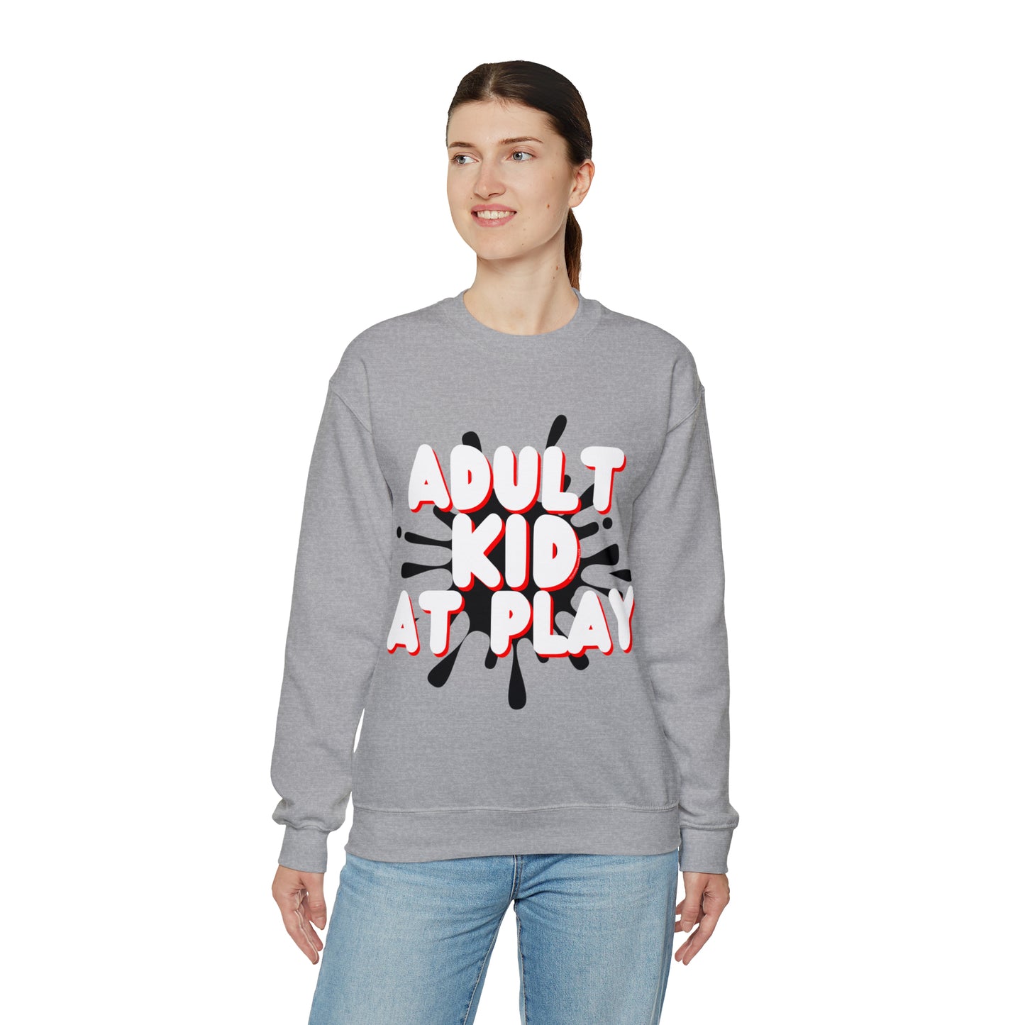 ADULT KID AT PLAY SWEATSHIRT