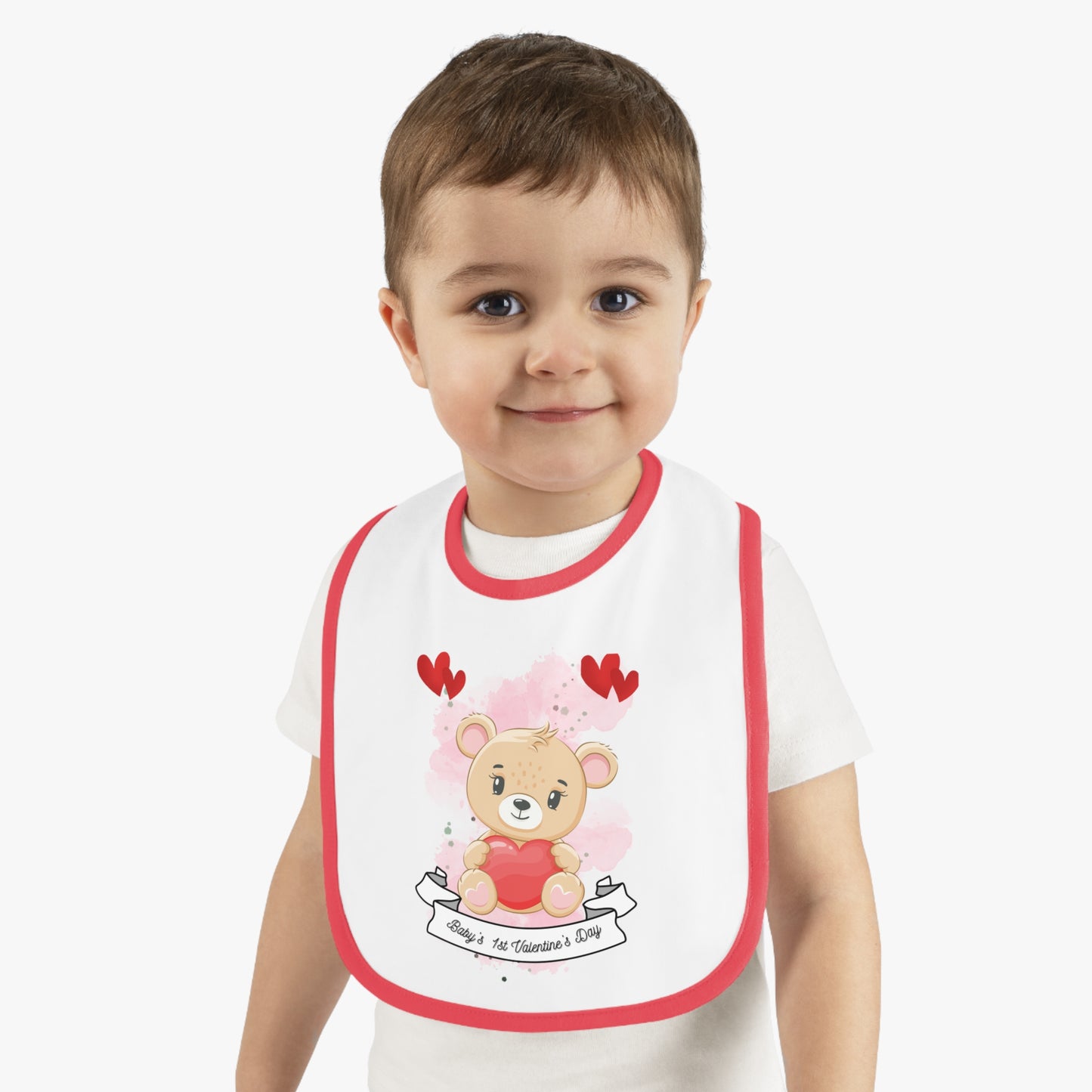 BABY 1ST VALENTINE BIB