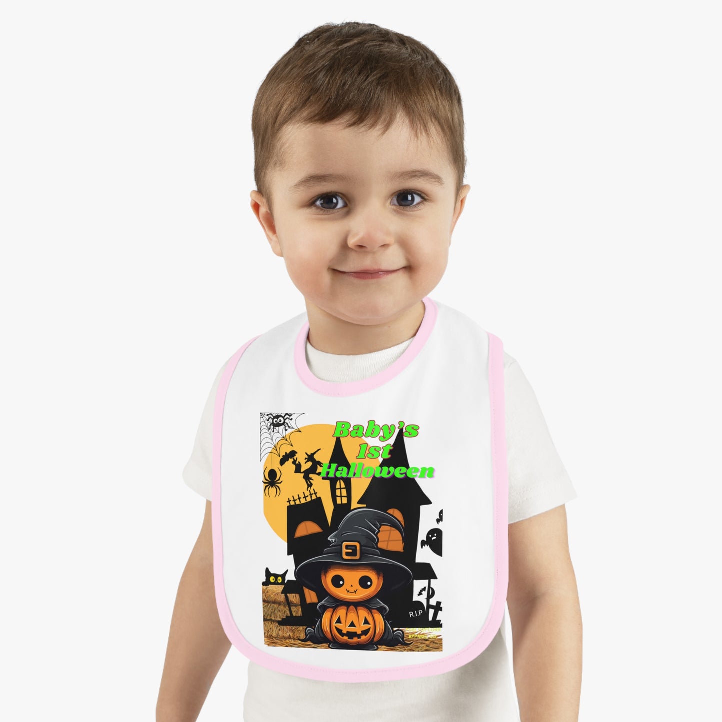 BABY 1ST HALLOWEEN PUMPKIN BIB