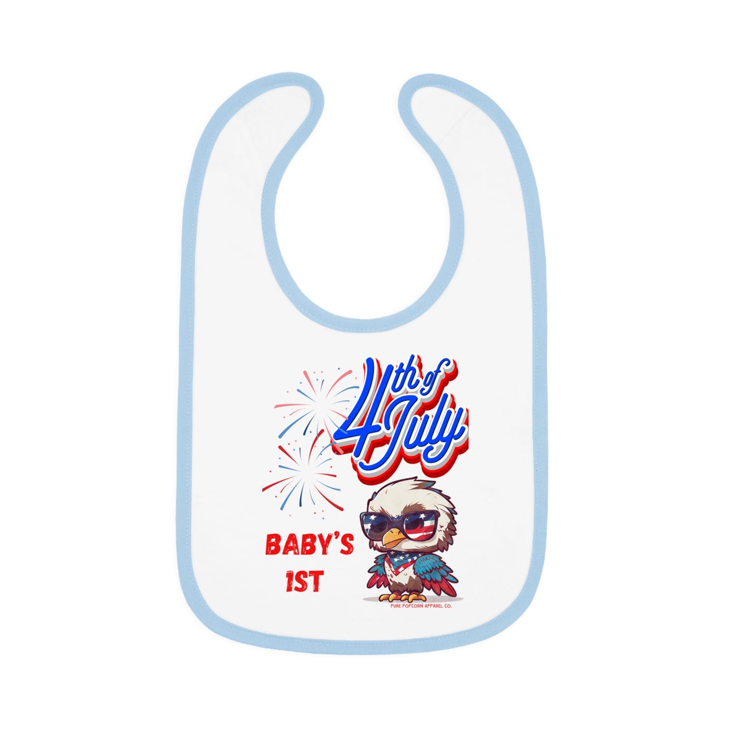 BABY 1ST 4TH OF JULY BIB