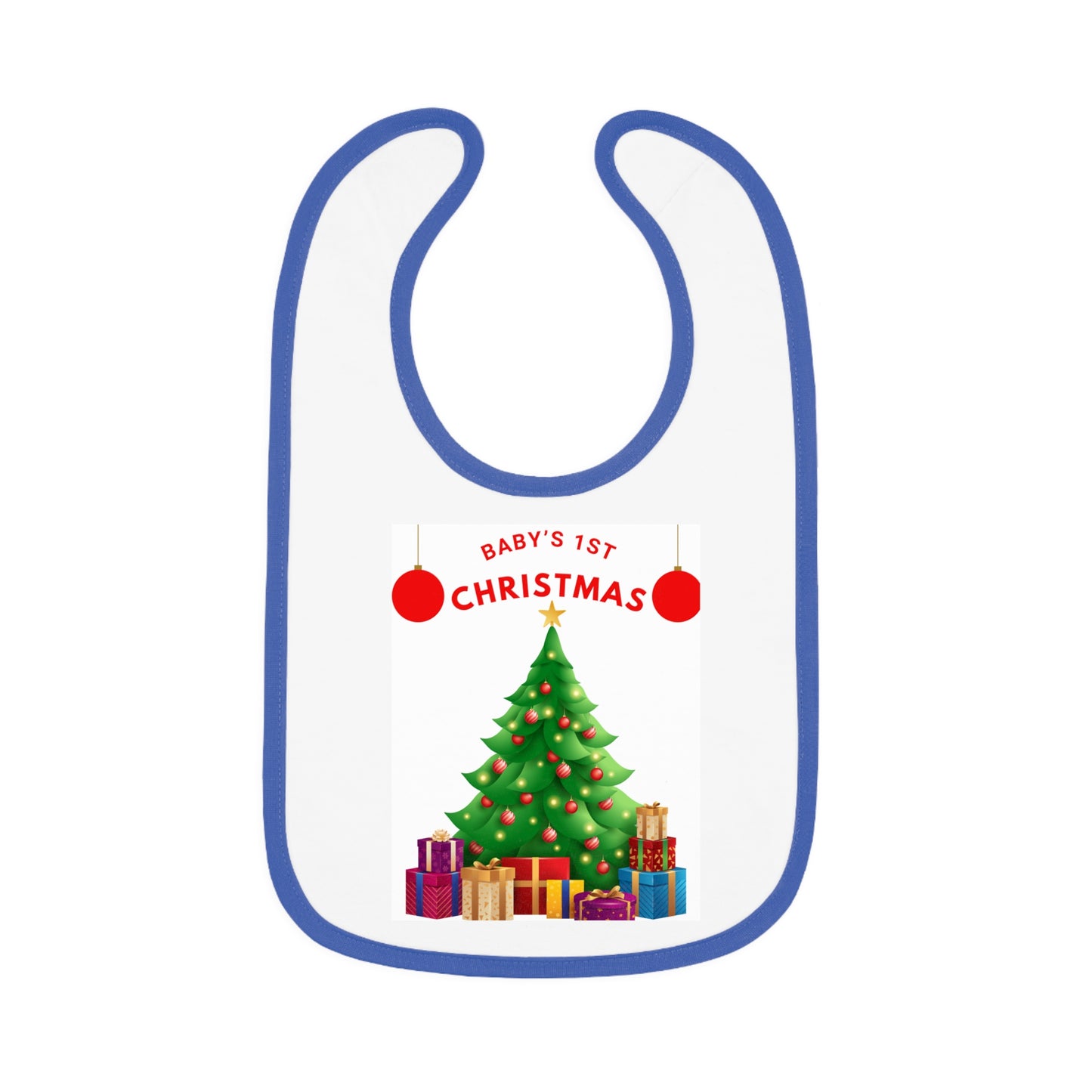 BABY 1ST CHRISTMAS TREE BIB