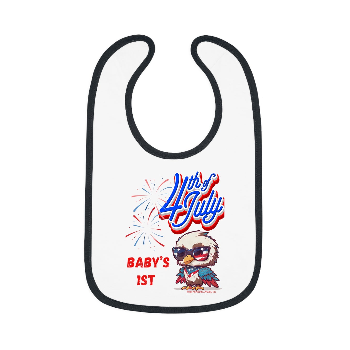 BABY 1ST 4TH OF JULY BIB