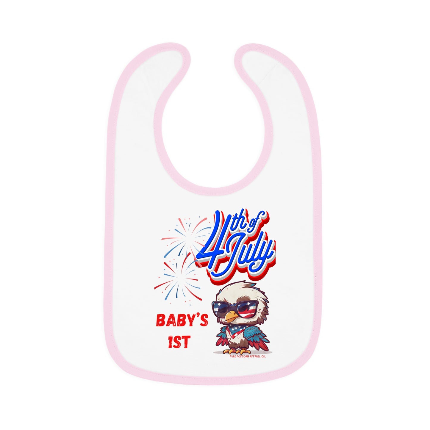 BABY 1ST 4TH OF JULY BIB