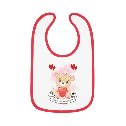 BABY 1ST VALENTINE BIB